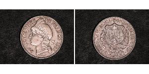 50 Centesimo República Dominicana Plata 