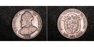 50 Centesimo Panama Silber Vasco Núñez de Balboa (1475 – 1519)