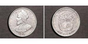 50 Centesimo Panama Silber Vasco Núñez de Balboa (1475 – 1519)