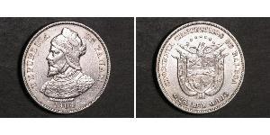 50 Centesimo Panama Silber Vasco Núñez de Balboa (1475 – 1519)