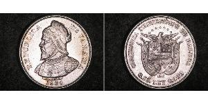 50 Centesimo Panama Silber Vasco Núñez de Balboa (1475 – 1519)