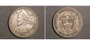 50 Centesimo Panama Silber Vasco Núñez de Balboa (1475 – 1519)