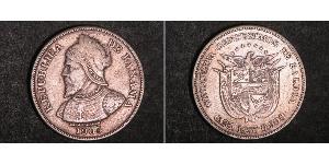 50 Centesimo Panama Silber Vasco Núñez de Balboa (1475 – 1519)