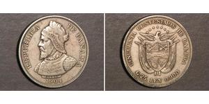 50 Centesimo Panama Silber Vasco Núñez de Balboa (1475 – 1519)