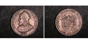 50 Centesimo Panama Silber Vasco Núñez de Balboa (1475 – 1519)