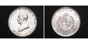 50 Centesimo Uruguay Silber José Gervasio Artigas