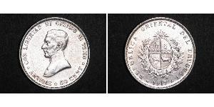 50 Centesimo Uruguay Silber José Gervasio Artigas