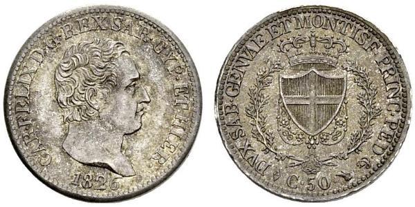 50 Centesimo Italy Silver 