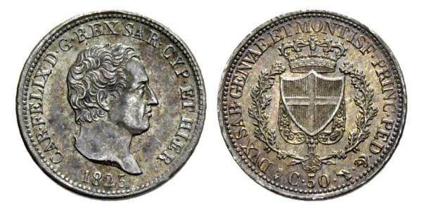 50 Centesimo Italy Silver 