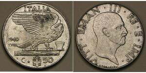 50 Centesimo Kingdom of Italy (1861-1946) Steel 