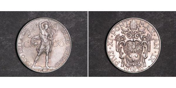 50 Centesimo Vatican (1926-)  