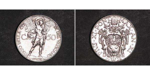 50 Centesimo Vatican (1926-)  