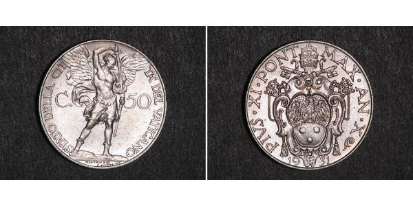 50 Centesimo Vaticano (1926-)  