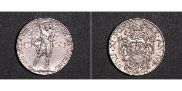 50 Centesimo Vaticano (1926-)  