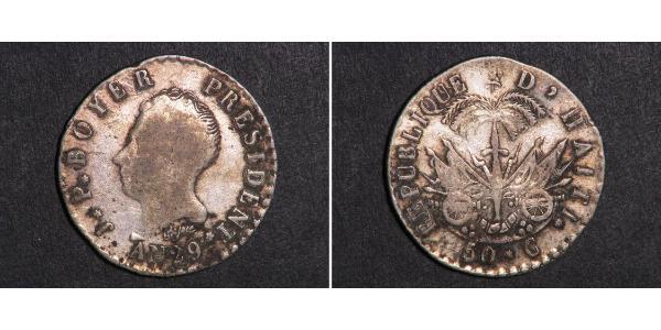 50 Centime Haïti Argent 