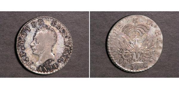 50 Centime Haïti Argent 