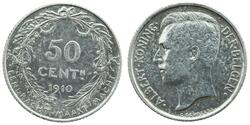 50 Centime Belgio Argento 