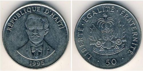 50 Centime Haití Níquel/Acero 