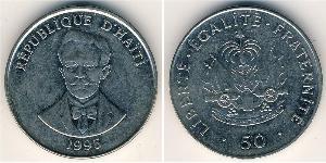 50 Centime Haiti Steel/镍 