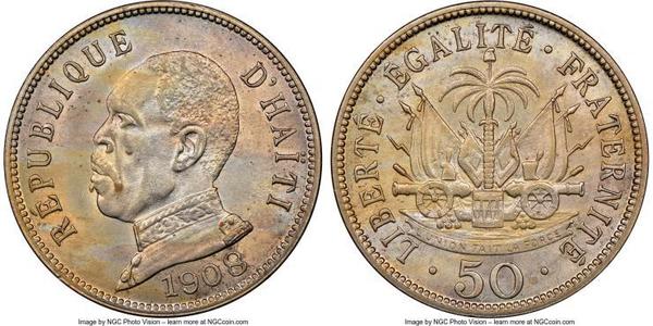 50 Centime Haití  