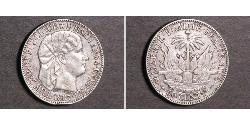 50 Centime Haiti 銀 