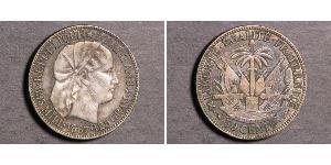 50 Centime Haiti 銀 