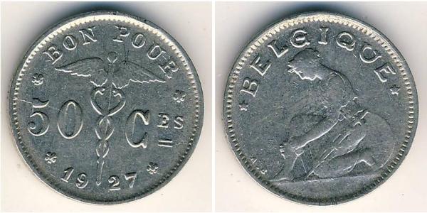 50 Centime 比利时 镍 