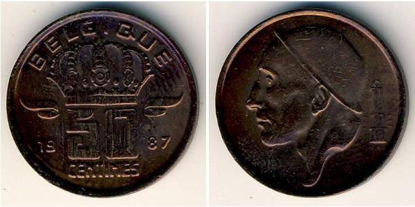 50 Centime 比利时 青铜 