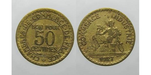 50 Centime 法兰西第三共和国 (1870 - 1940) 青铜/铝 