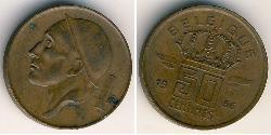 50 Centimo Belgien Bronze 