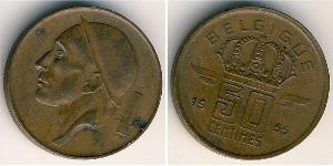 50 Centimo Belgien Bronze 