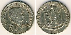 50 Centimo Philippinen Kupfer/Nickel/Zink 