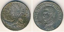 50 Centimo Filippine Rame/Nichel 