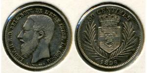 50 Centimo Democratic Republic of the Congo Silver 