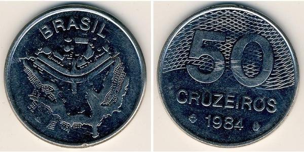 50 Cruzeiro Brasile Acciaio 