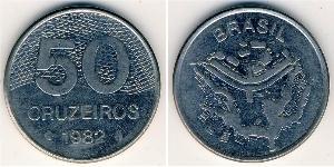50 Cruzeiro Brasilien Nickel/Stahl 