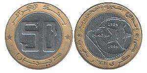 50 Denaro Algeria Bimetal 