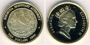 50 Dollar Bermuda Gold Elizabeth II (1926-2022)