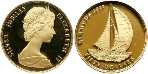 50 Dollar Bermuda Gold Elizabeth II (1926-2022)