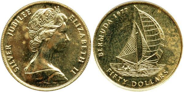 50 Dollar Bermuda Gold Elizabeth II (1926-2022)