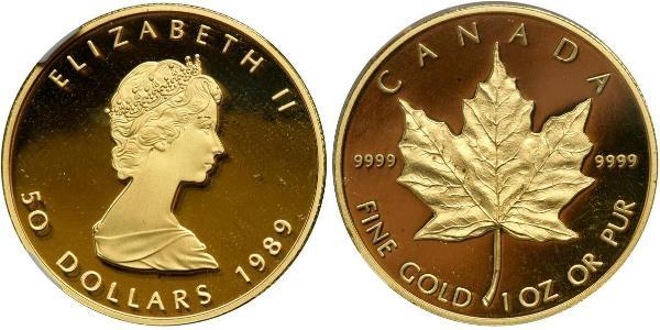 50 Dollar Canada Gold Elizabeth II (1926-2022)