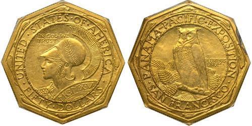 50 Dollar USA (1776 - ) Gold 