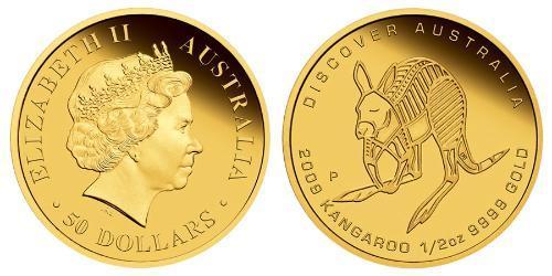 50 Dollar Australie (1939 - ) Or 