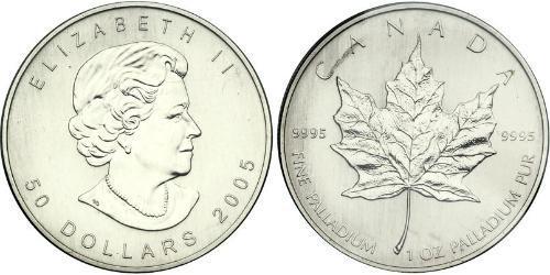 50 Dollar Canada Palladium Elizabeth II (1926-2022)