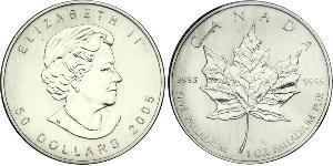 50 Dollar 加拿大 Palladium 伊丽莎白二世 (1926-2022)
