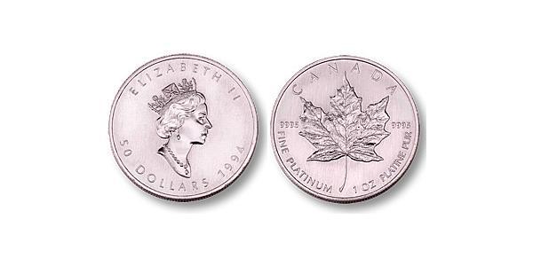 50 Dollar Canada Platinum Elizabeth II (1926-2022)