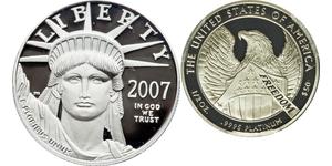 50 Dollar USA (1776 - ) Platinum 