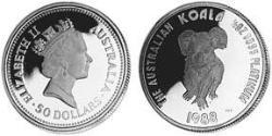 50 Dollar 澳大利亚 Platinum 伊丽莎白二世 (1926-2022)