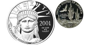 50 Dollar 美利堅合眾國 (1776 - ) Platinum 