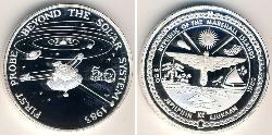 50 Dollar Marshallinseln Silber 